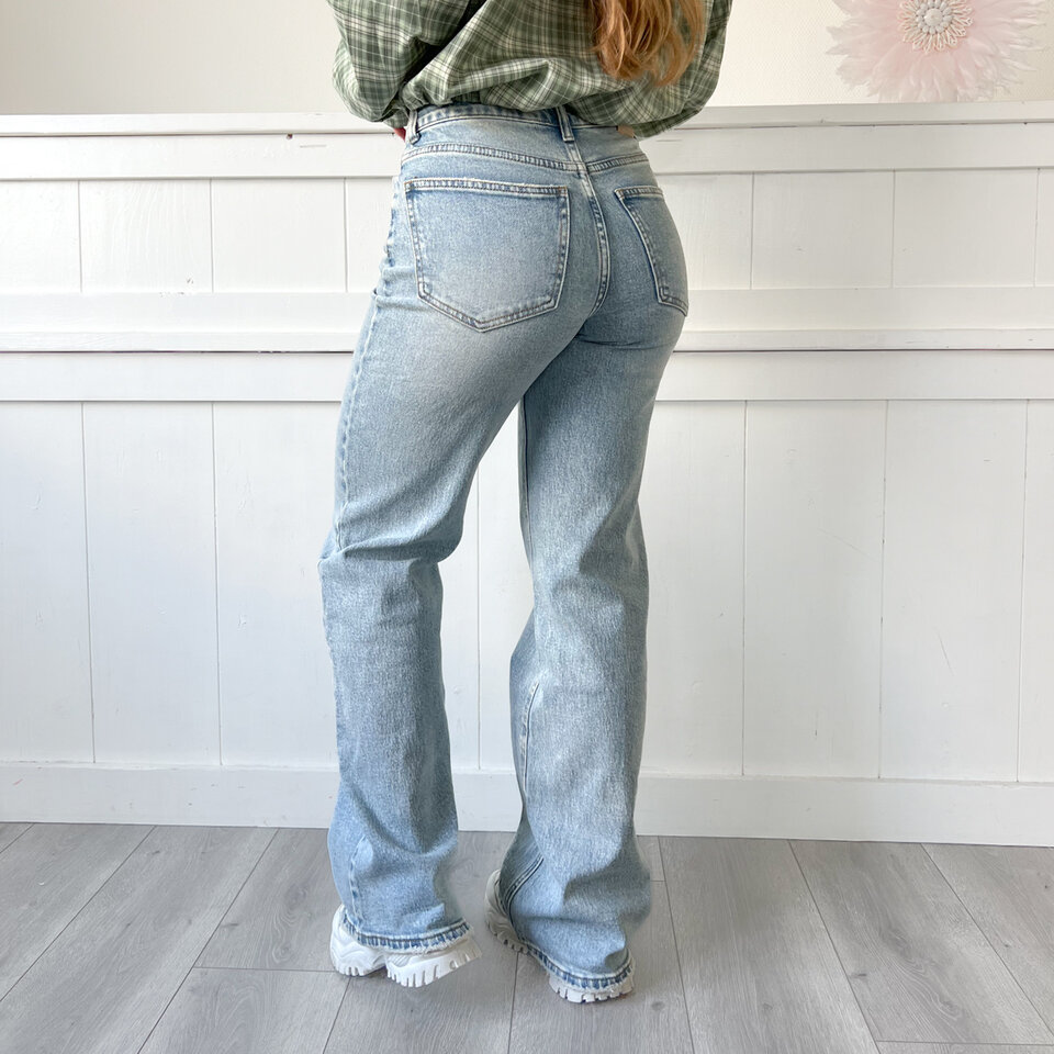 April Queen Hearts Jeans Blauw