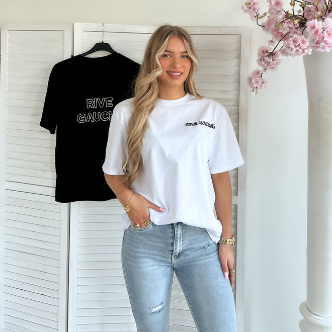 RIVE GAUCHE T-Shirt Wit