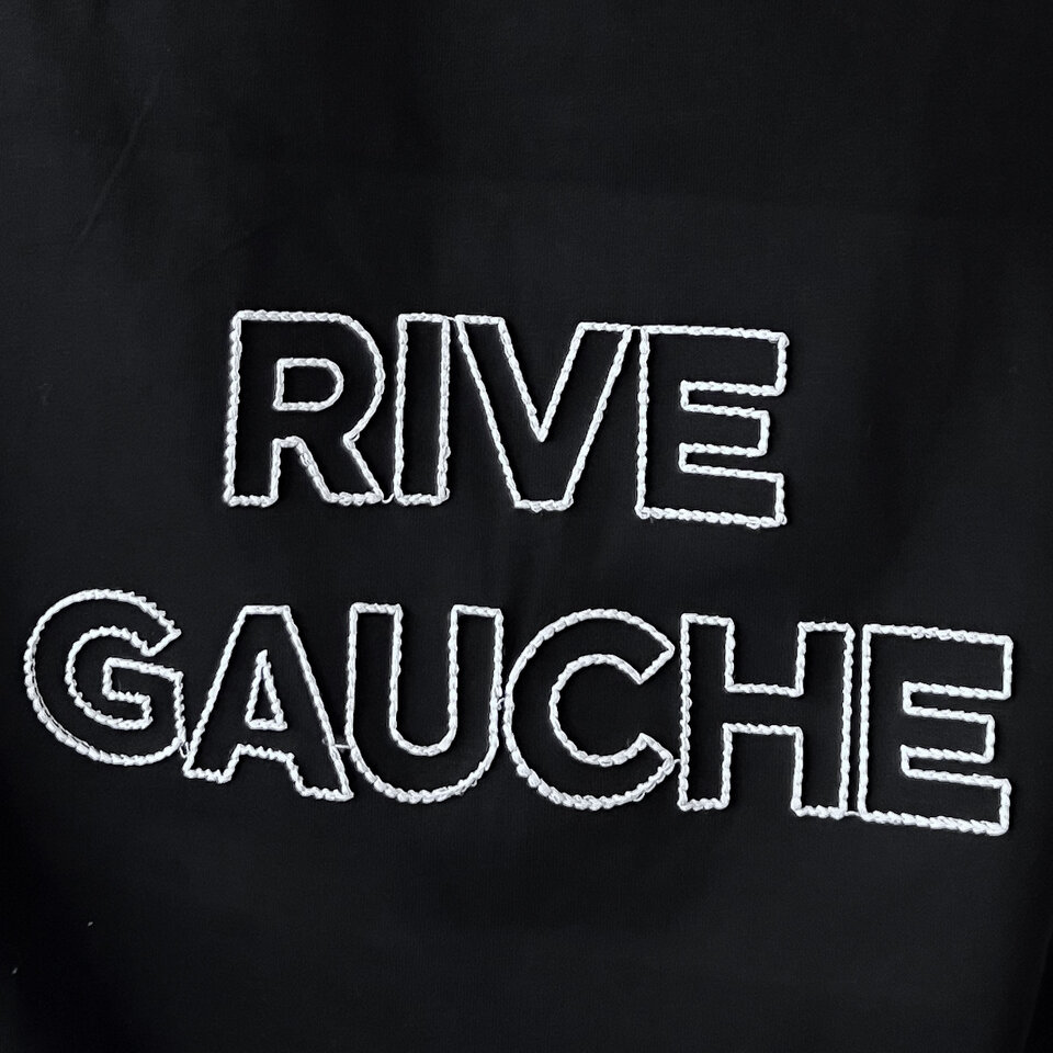 RIVE GAUCHE T-Shirt Zwart