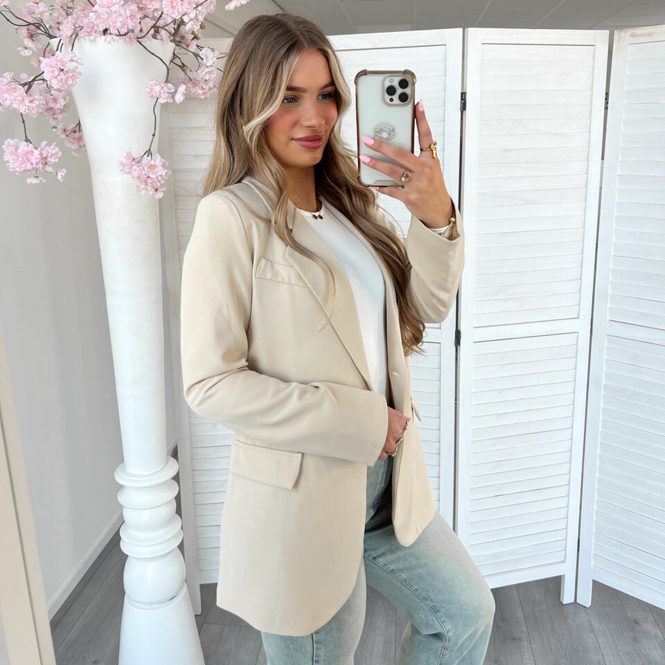 Amanda Blazer Beige