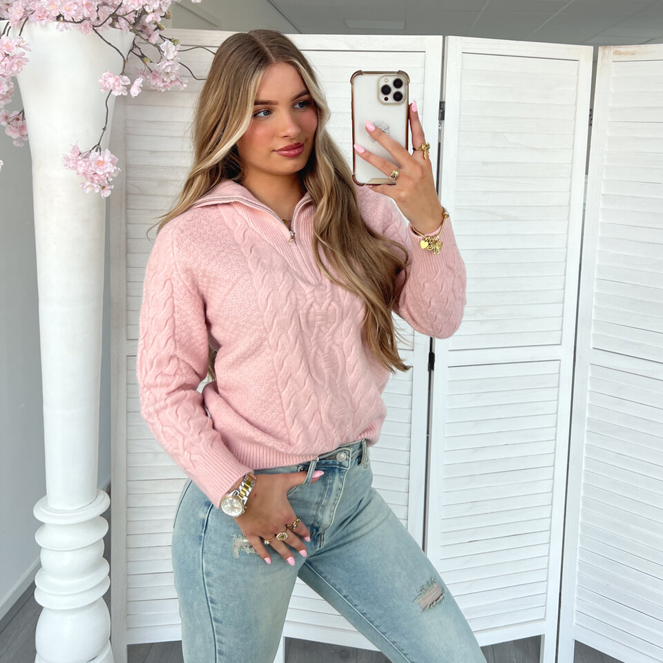 Charlotte Rits Trui Roze