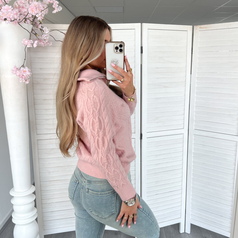 Charlotte Rits Trui Roze