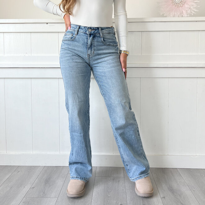 Floor Straight Jeans Blauw