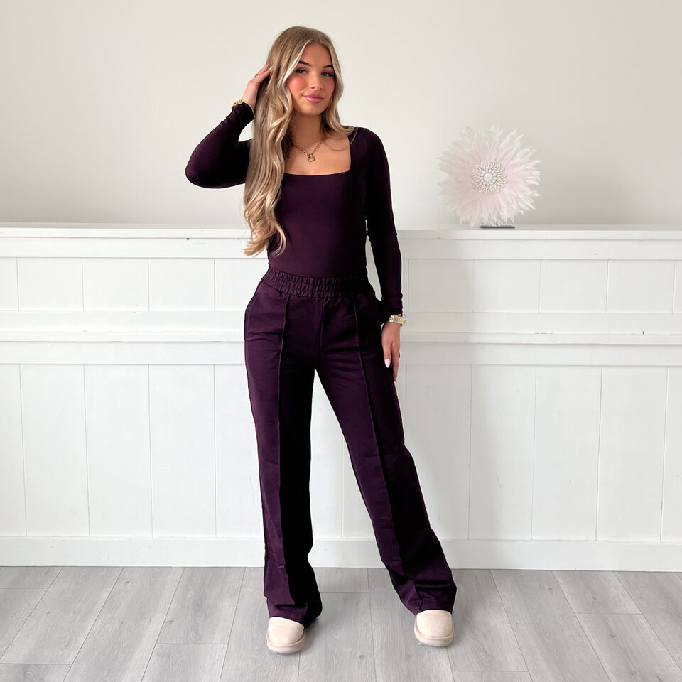 Yoni Travelstof Body Aubergine