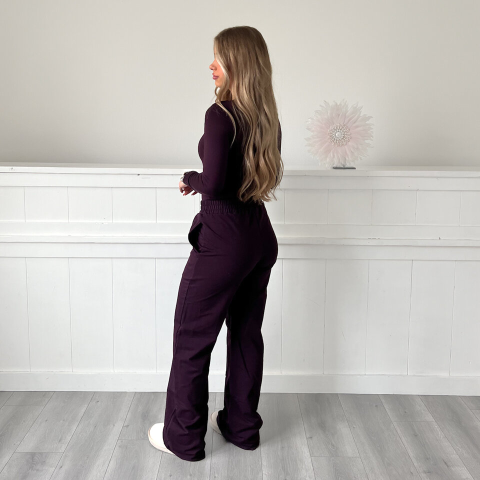 Yoni Travelstof Body Aubergine