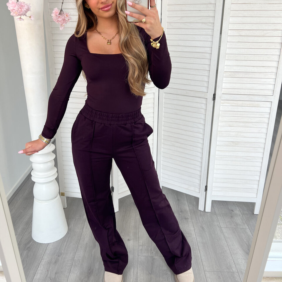 Yoni Travelstof Body Aubergine