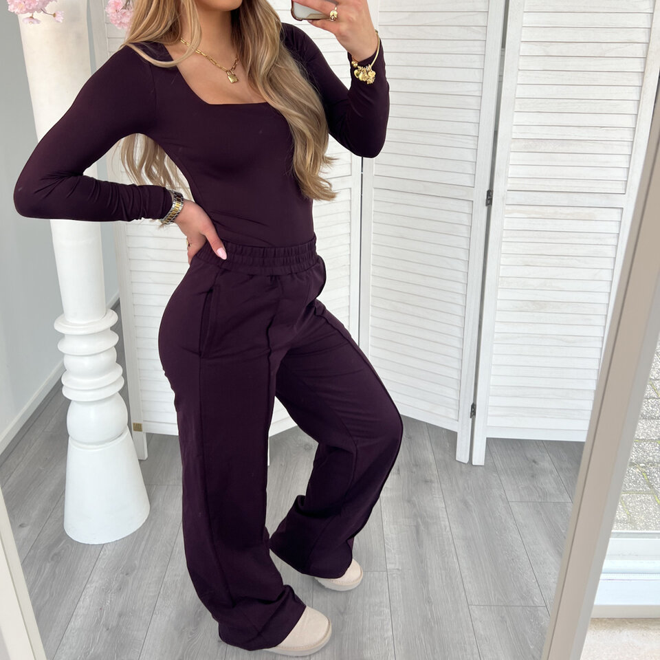 Yoni Travelstof Body Aubergine