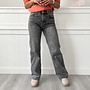 Kaylee Wide Leg Jeans Grijs