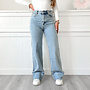 Leah Dad Fit Jeans Blauw