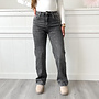 Carly Wide Leg Jeans Grijs
