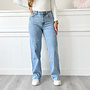 Shauni Wide Leg Jeans Blauw