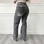 Anna Wide Leg Jeans Grijs