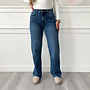Sanne Wide Leg Jeans Donkerblauw