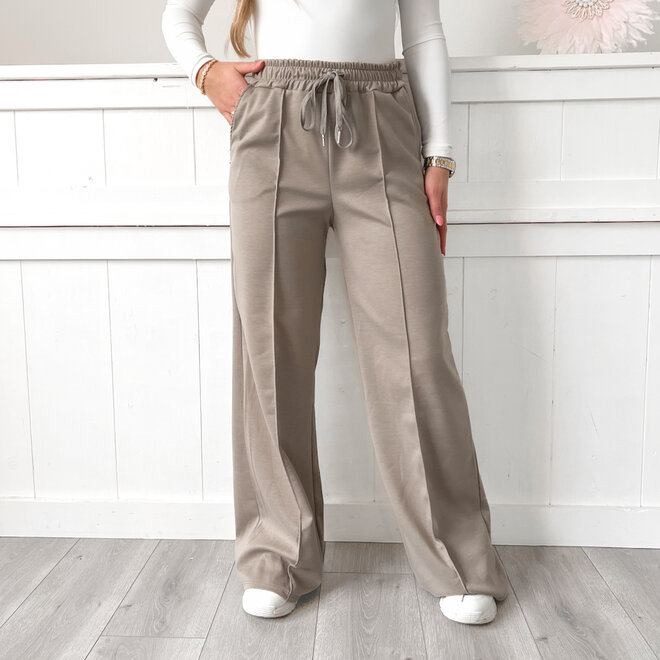 Extra TALL Jogging Broek Taupe