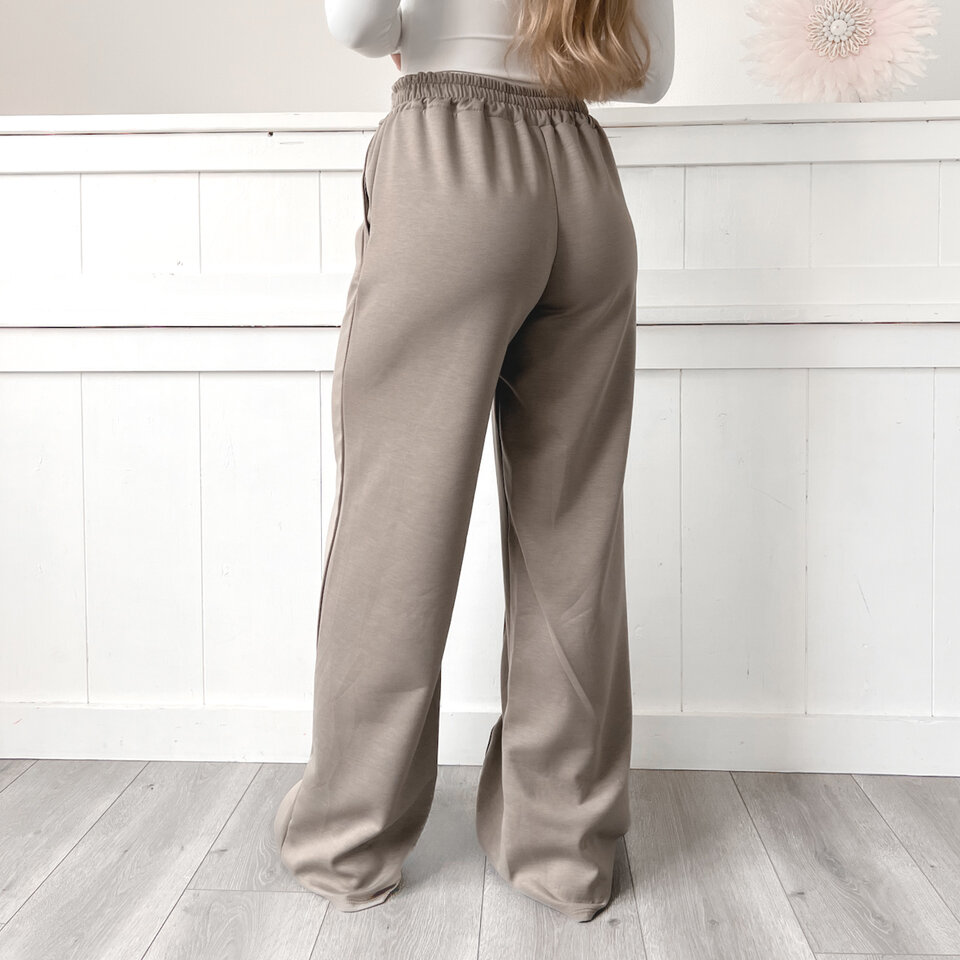 Extra TALL Jogging Broek Taupe