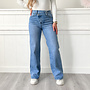 Indy Wide Leg Jeans Blauw