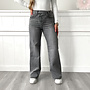 Indy Wide Leg Jeans Grijs