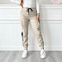 Lizz Cargo Broek Beige