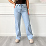 Selma Wide Leg Jeans Blauw