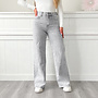 Myrthe Wide Leg Jeans Grijs