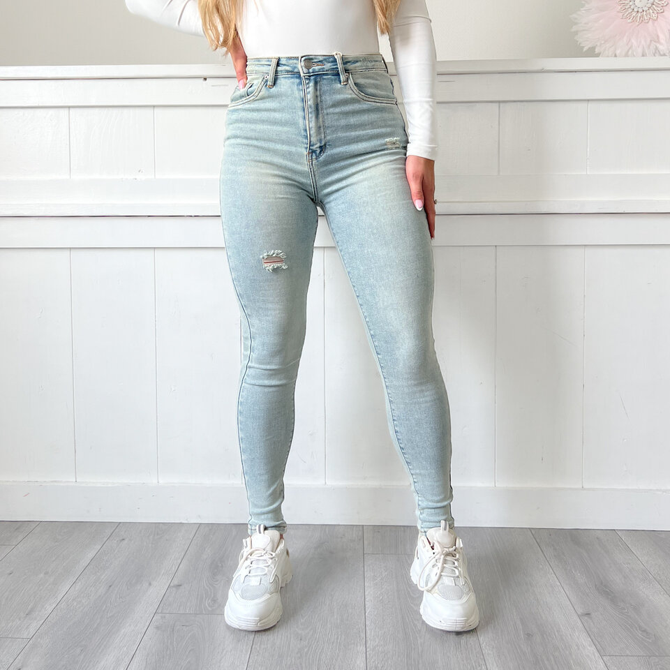 Megan Skinny Jeans Blauw