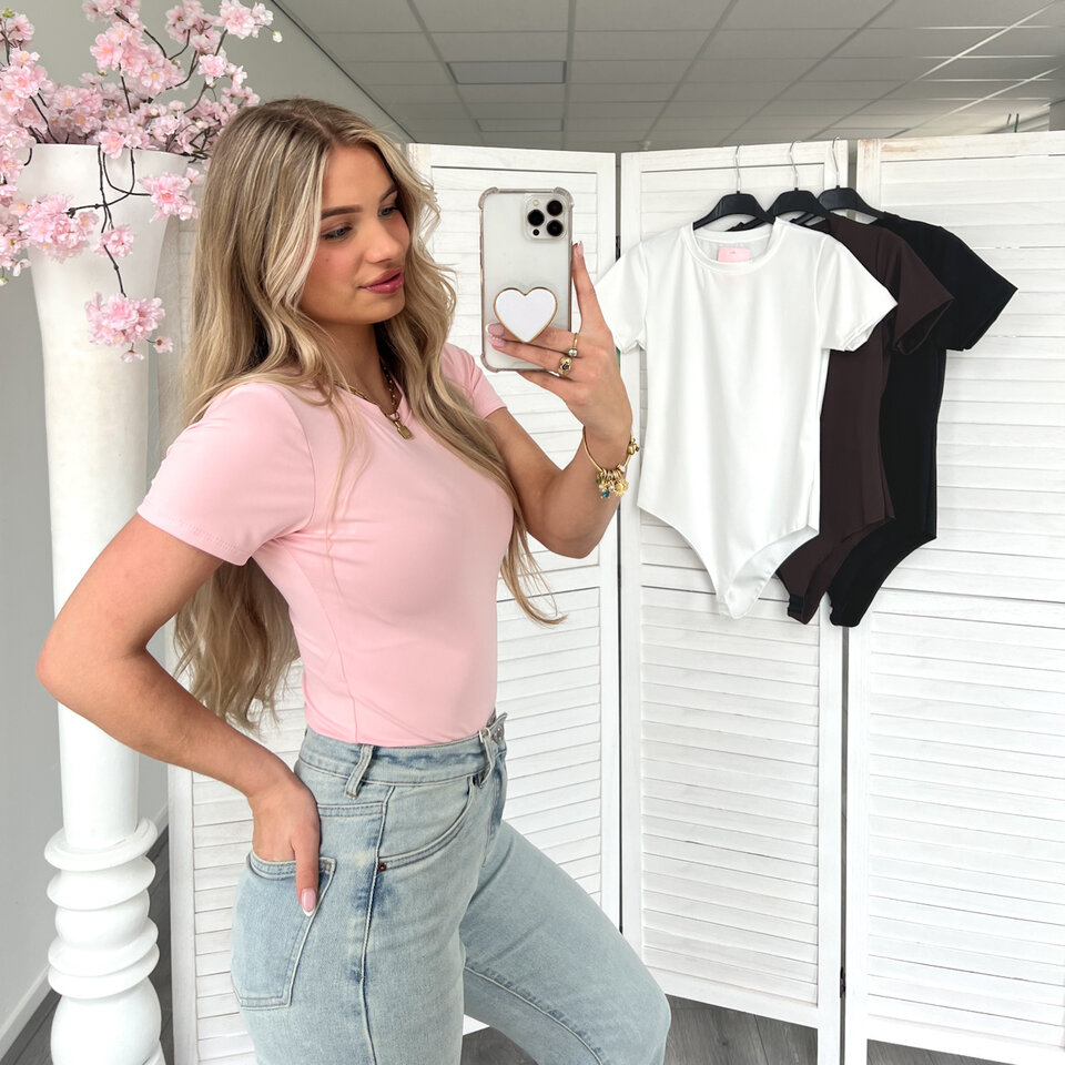 T-Shirt Body Roze