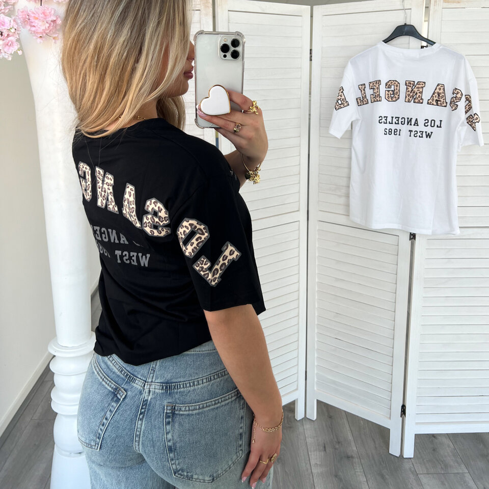 Los Angeles 1982 T-Shirt Zwart