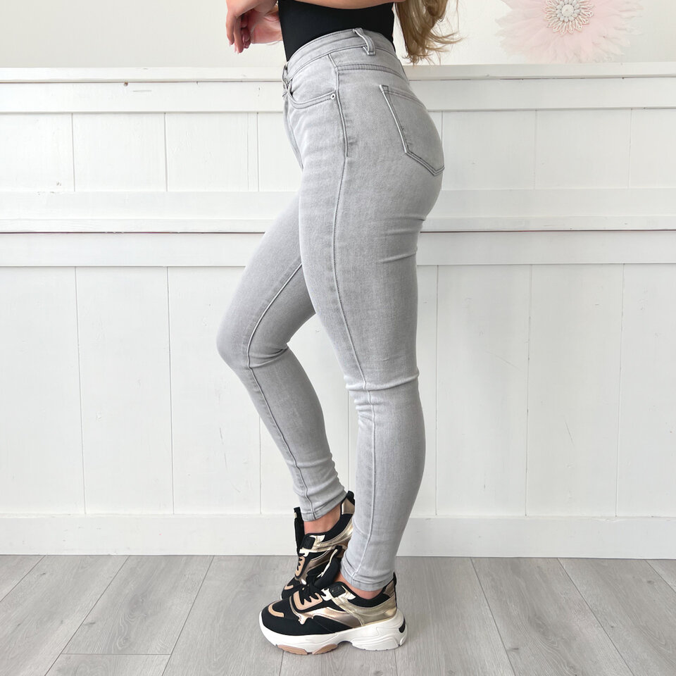 Minte Skinny Jeans Grijs