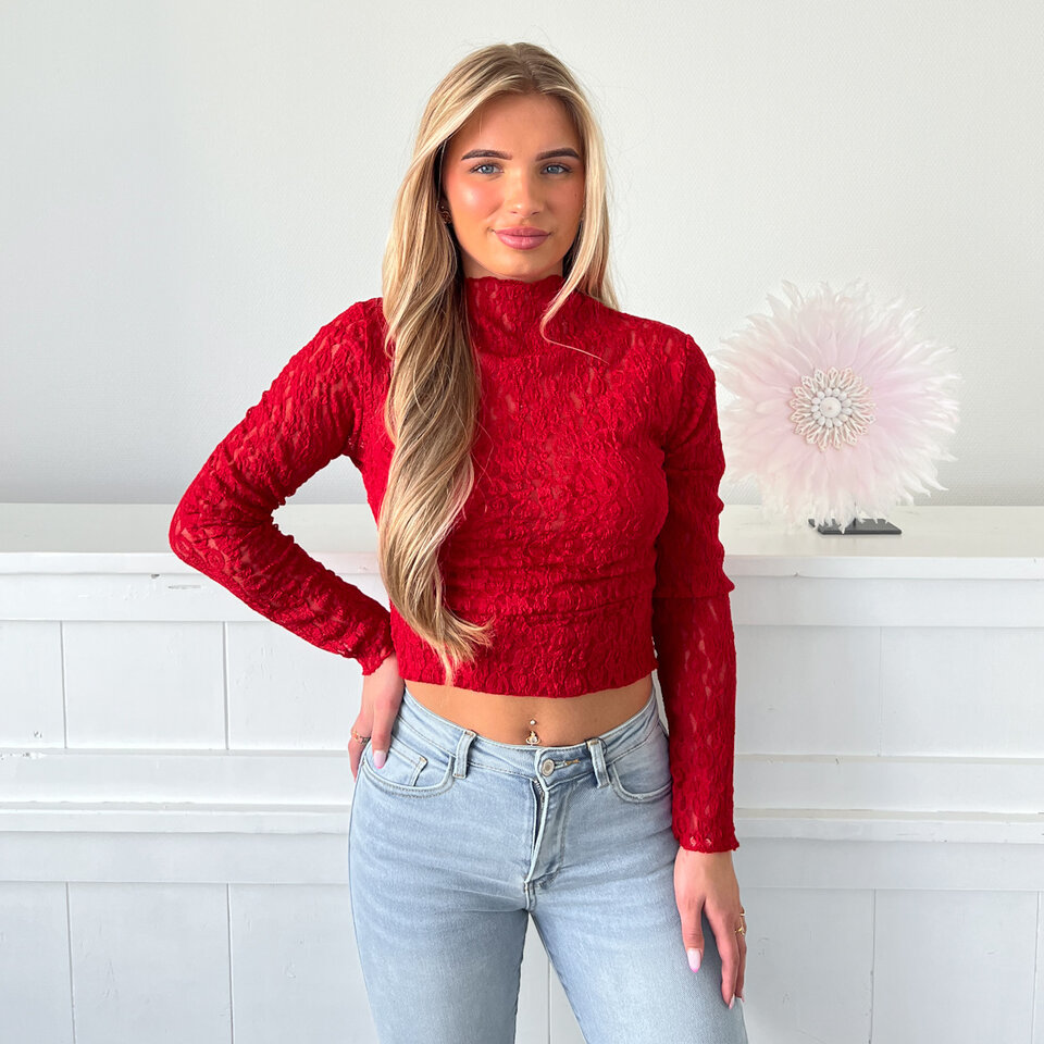 Amira Top Rood