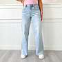 Rianne Wide Leg Jeans Blauw