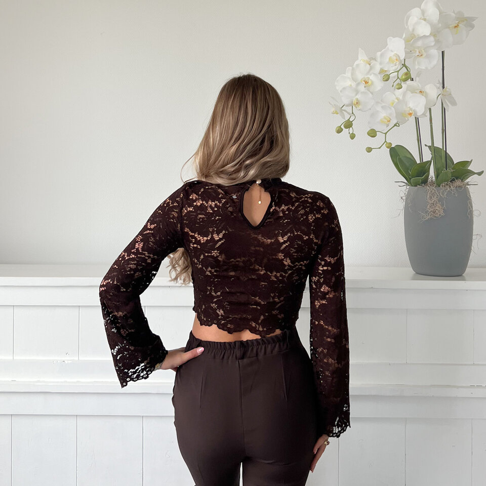 Kirsten Lace Top Bruin