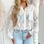 Evi Diamantjes Blouse Wit