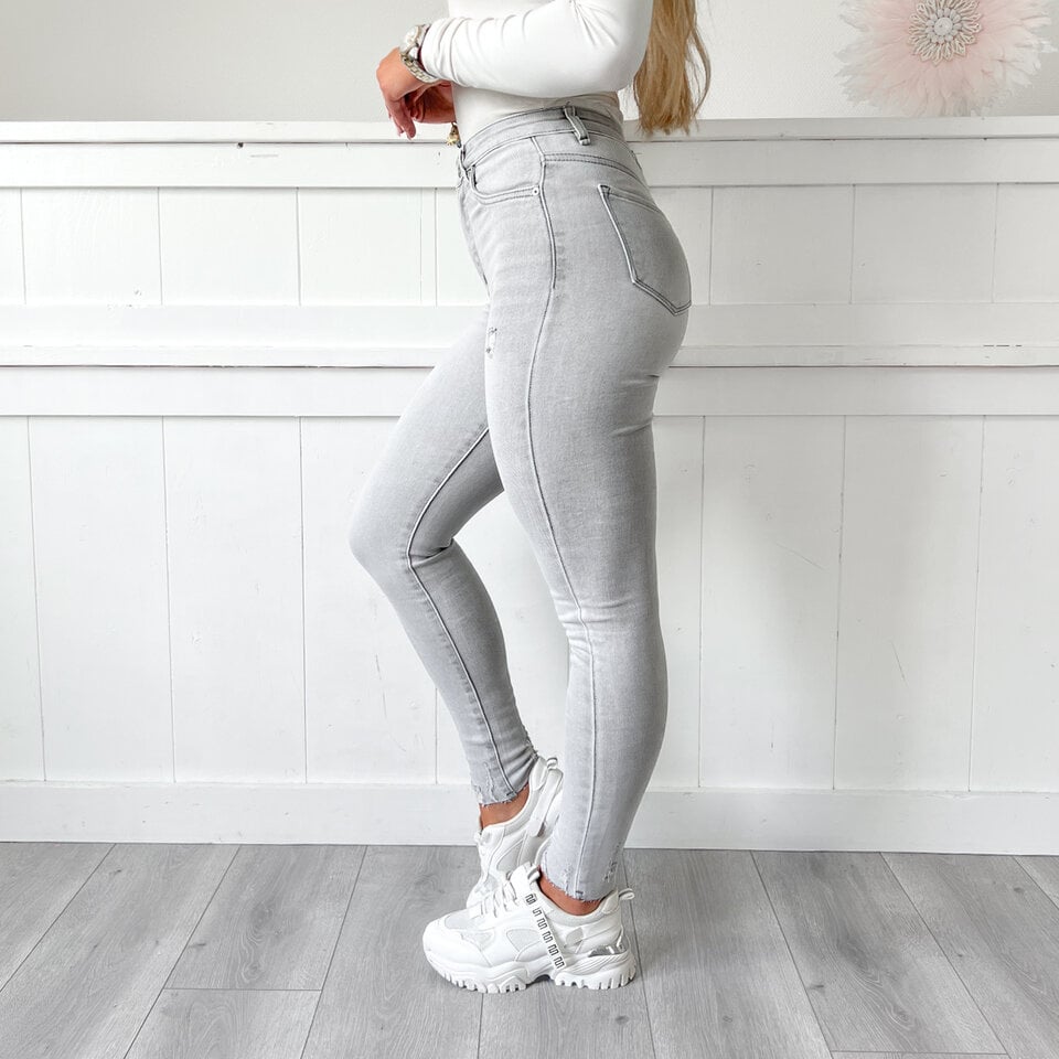 Lieke Skinny Jeans Grijs