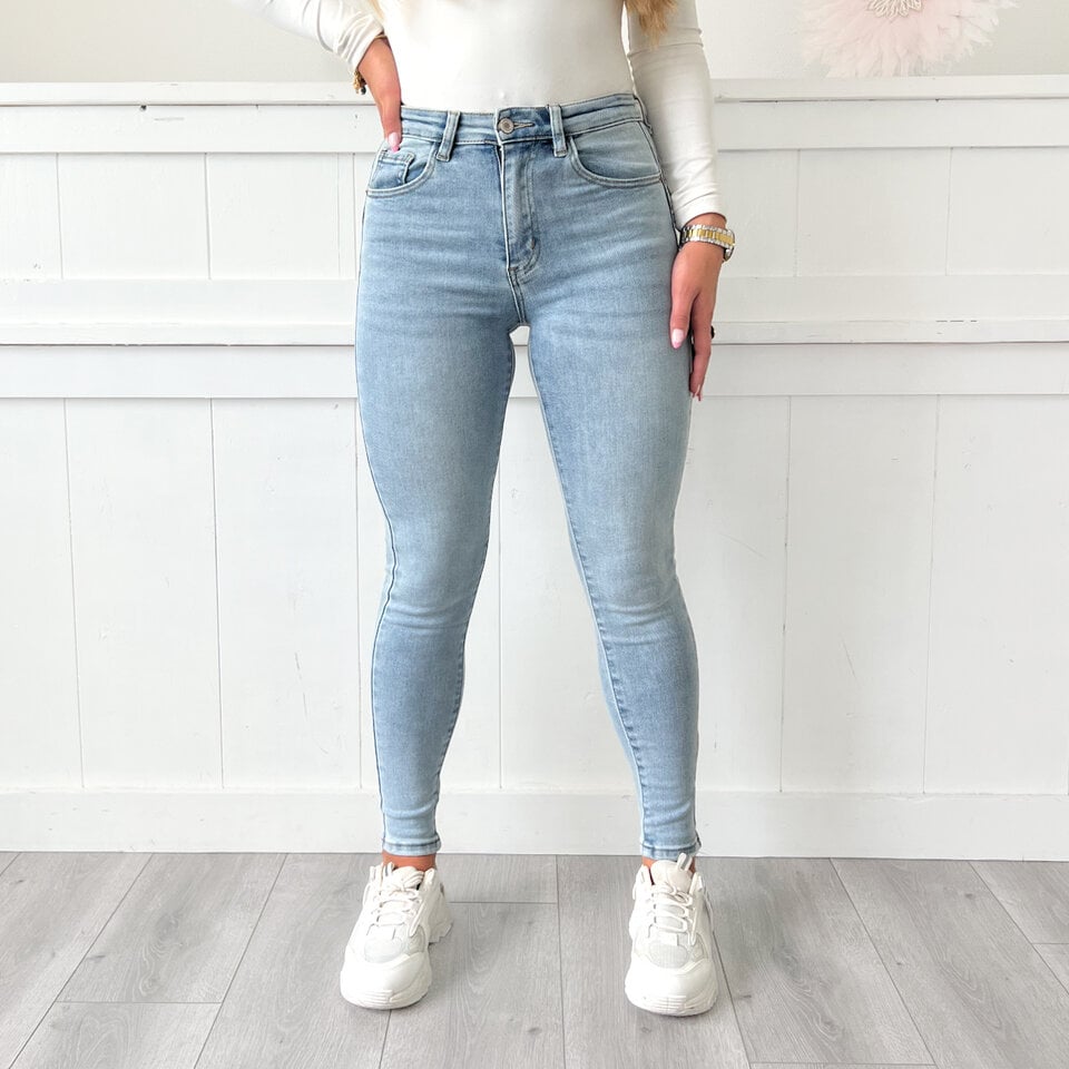 Claire Skinny Jeans Blauw