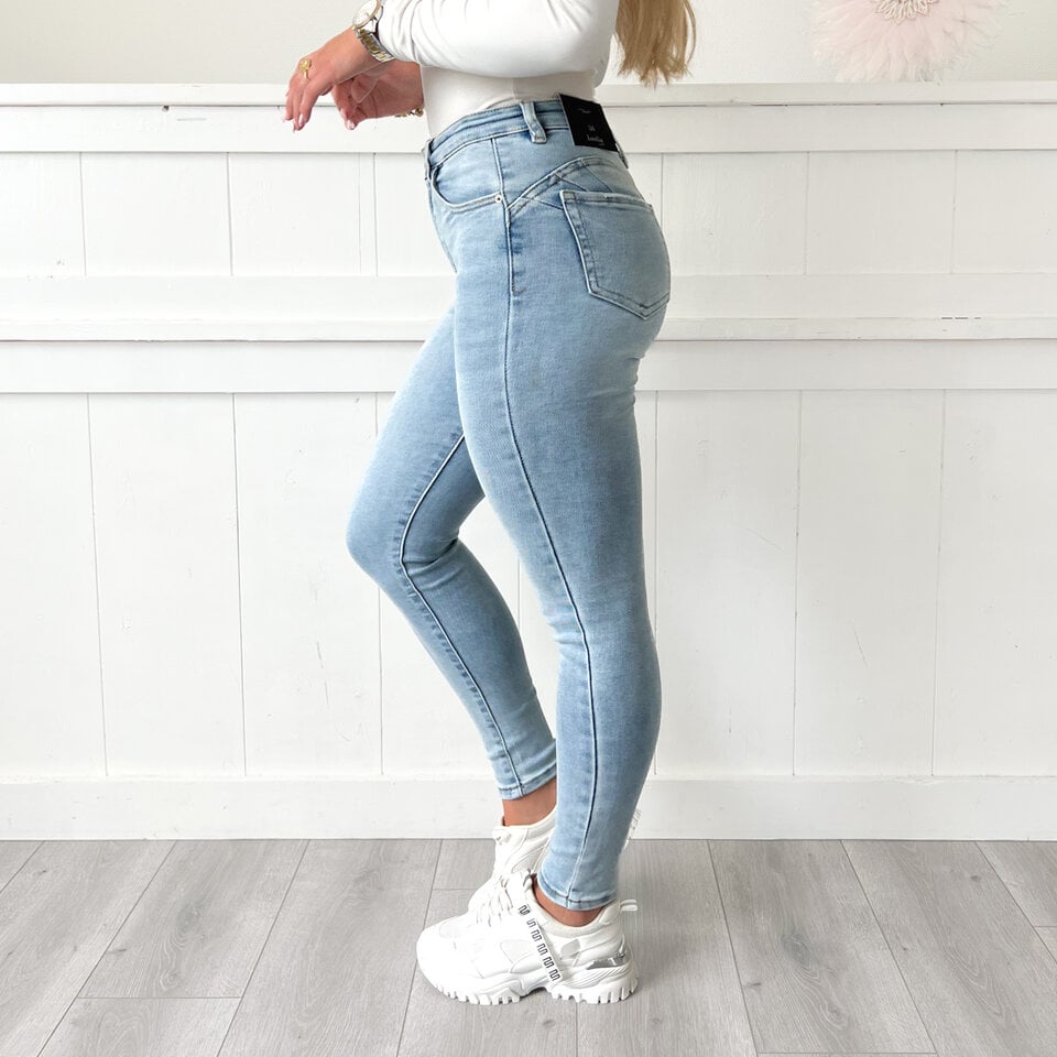 Claire Skinny Jeans Blauw