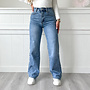 Tessa Wide Leg Jeans Blauw