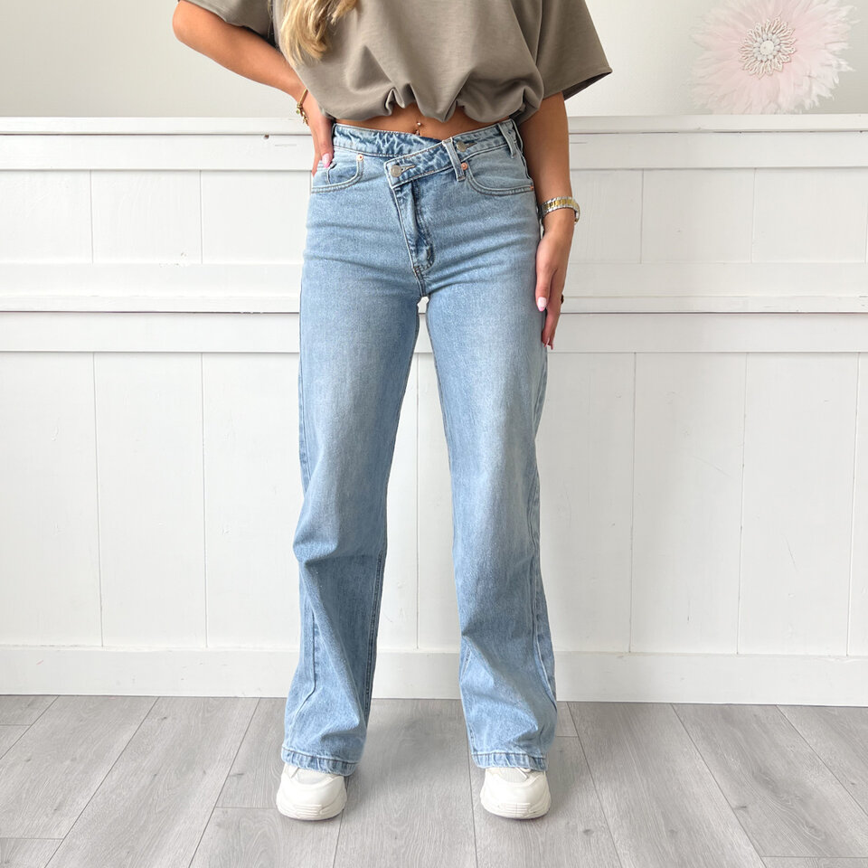 Gia Sparkle Jeans Blauw