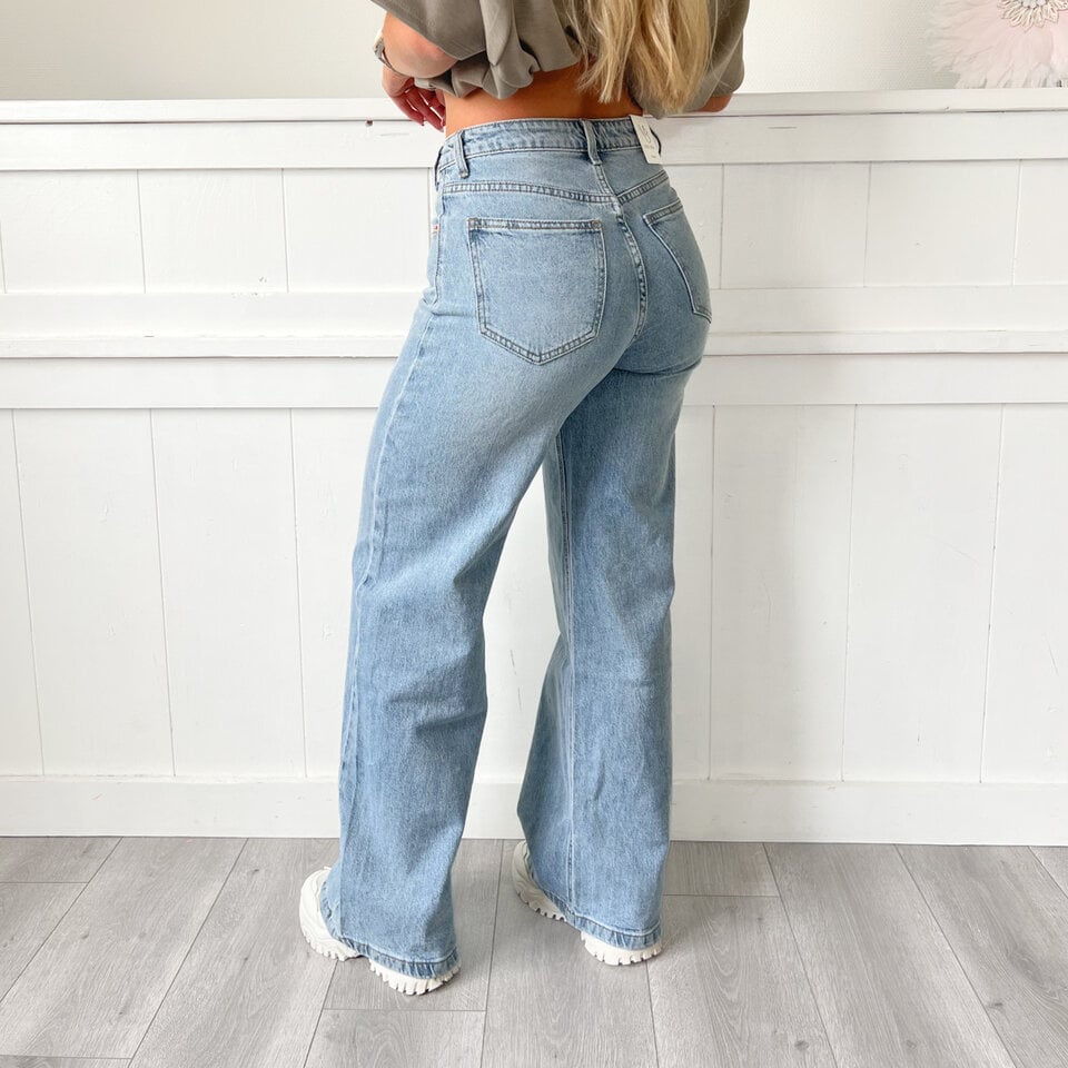 Gia Sparkle Jeans Blauw