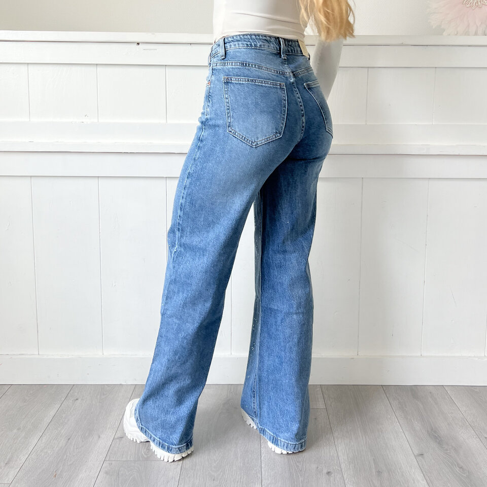 Ilona Sparkle Jeans Blauw