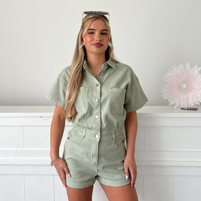 Kylie Playsuit Groen
