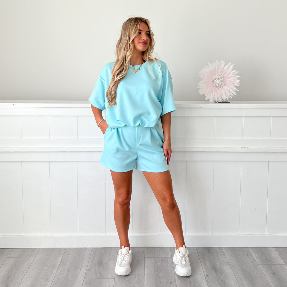 Olivia Set Aqua Blauw