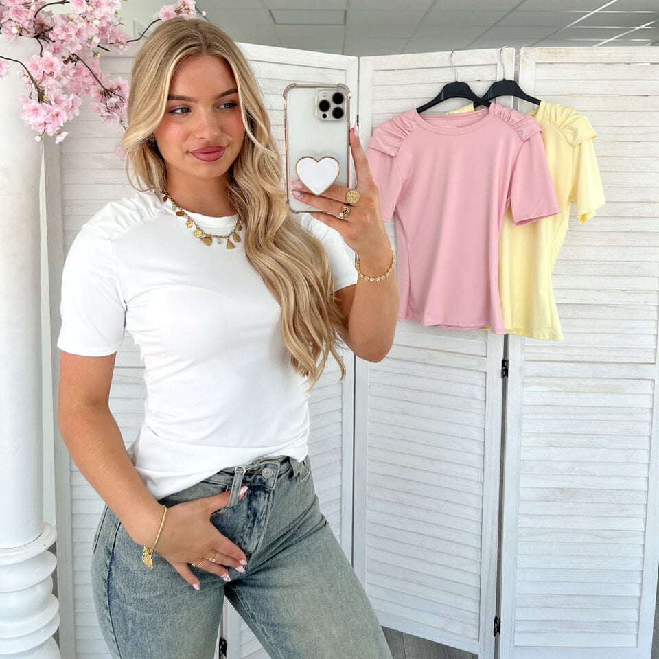 Soraya T-Shirt Wit