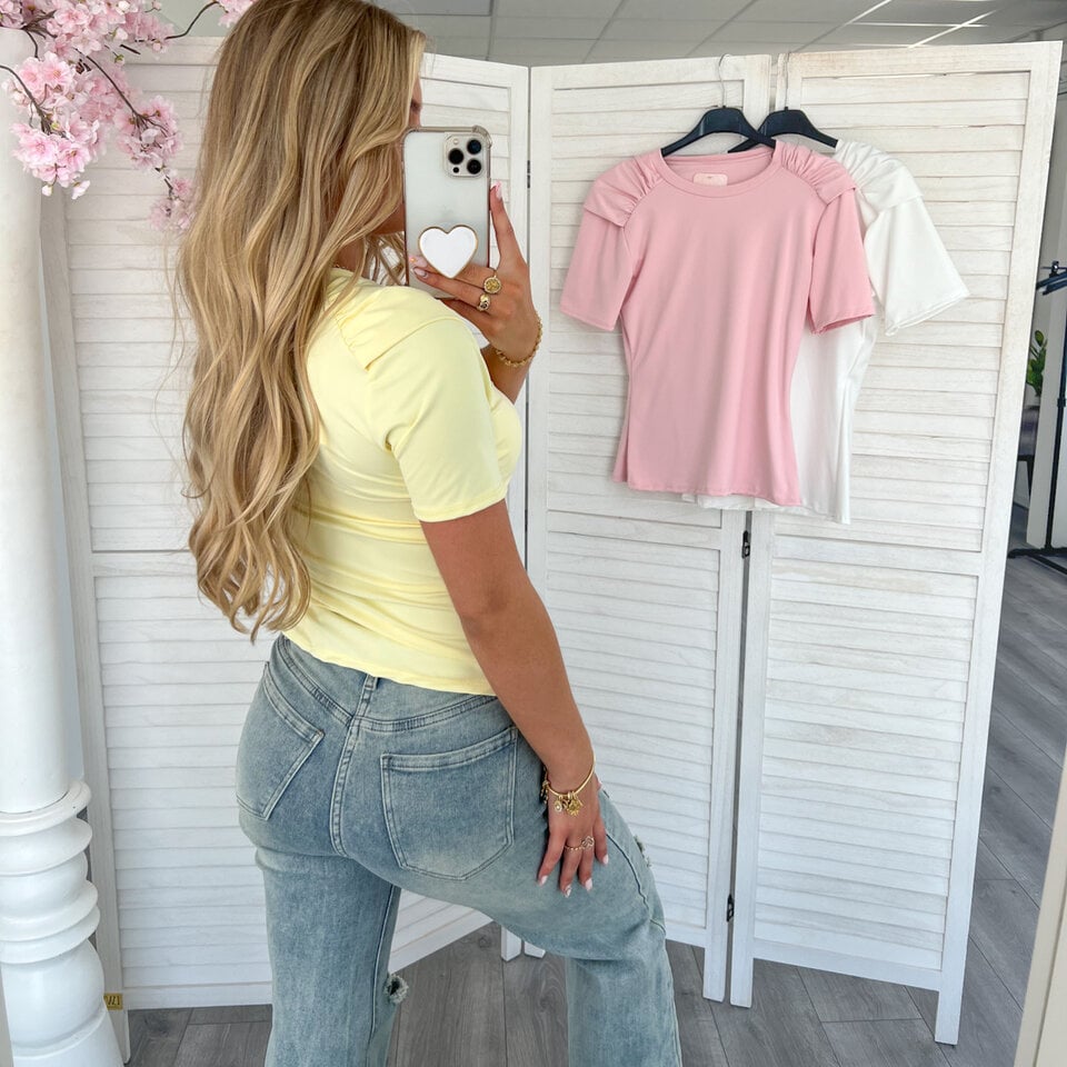 Soraya T-Shirt Geel