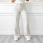 Serina Wide Leg Jeans Beige (extra lang)