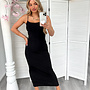 Hannah Maxi Jurk Zwart