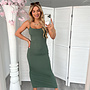 Hannah Maxi Jurk Groen
