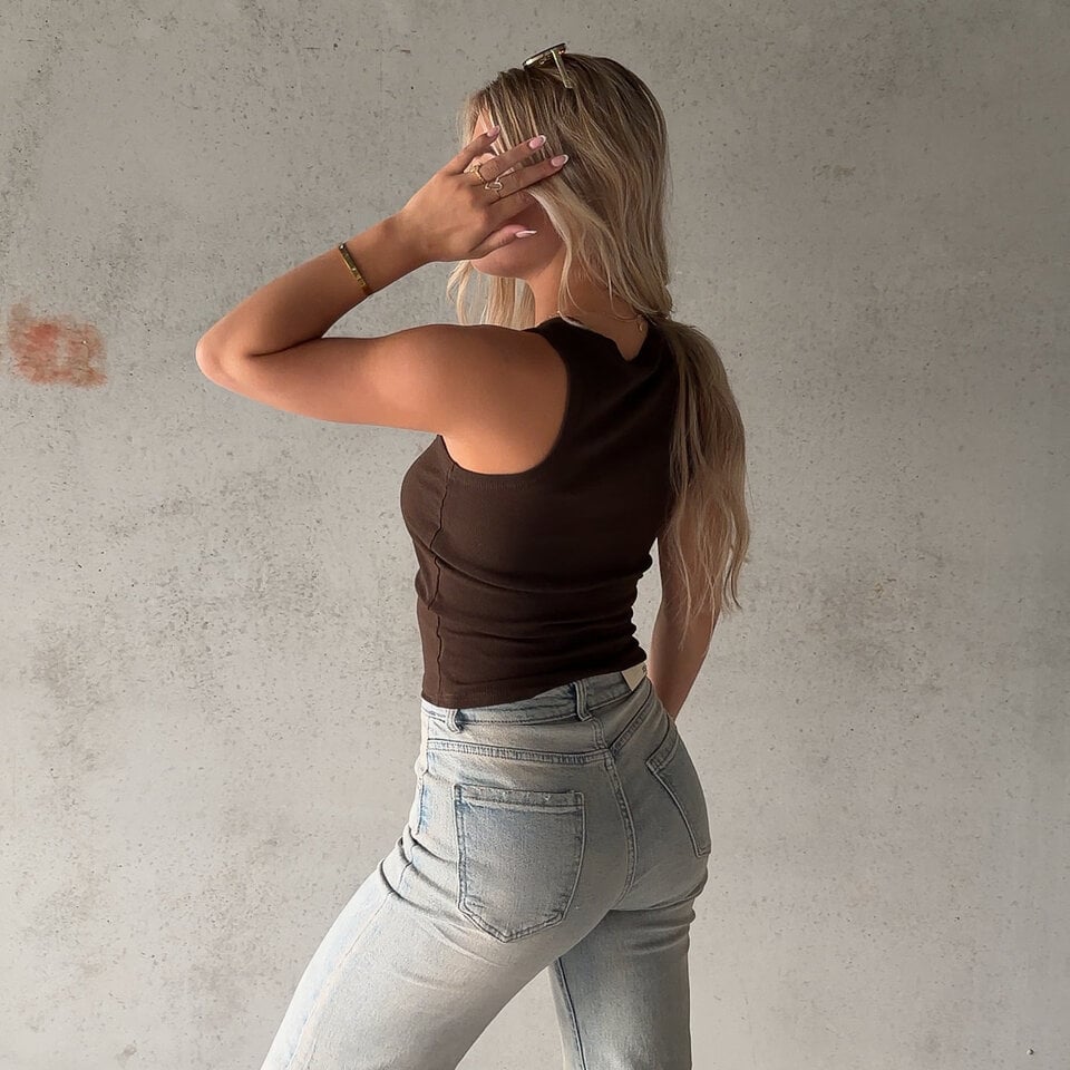 Saint Tropez Hemd Bruin
