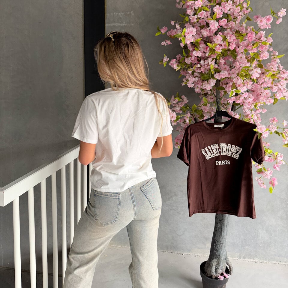 SAINT TROPEZ T-Shirt Wit