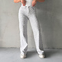 Kiki Leopard Jeans Lichtgrijs