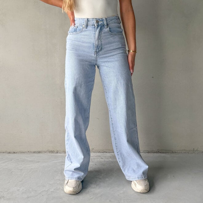 Miranda Wide Leg Jeans Blauw